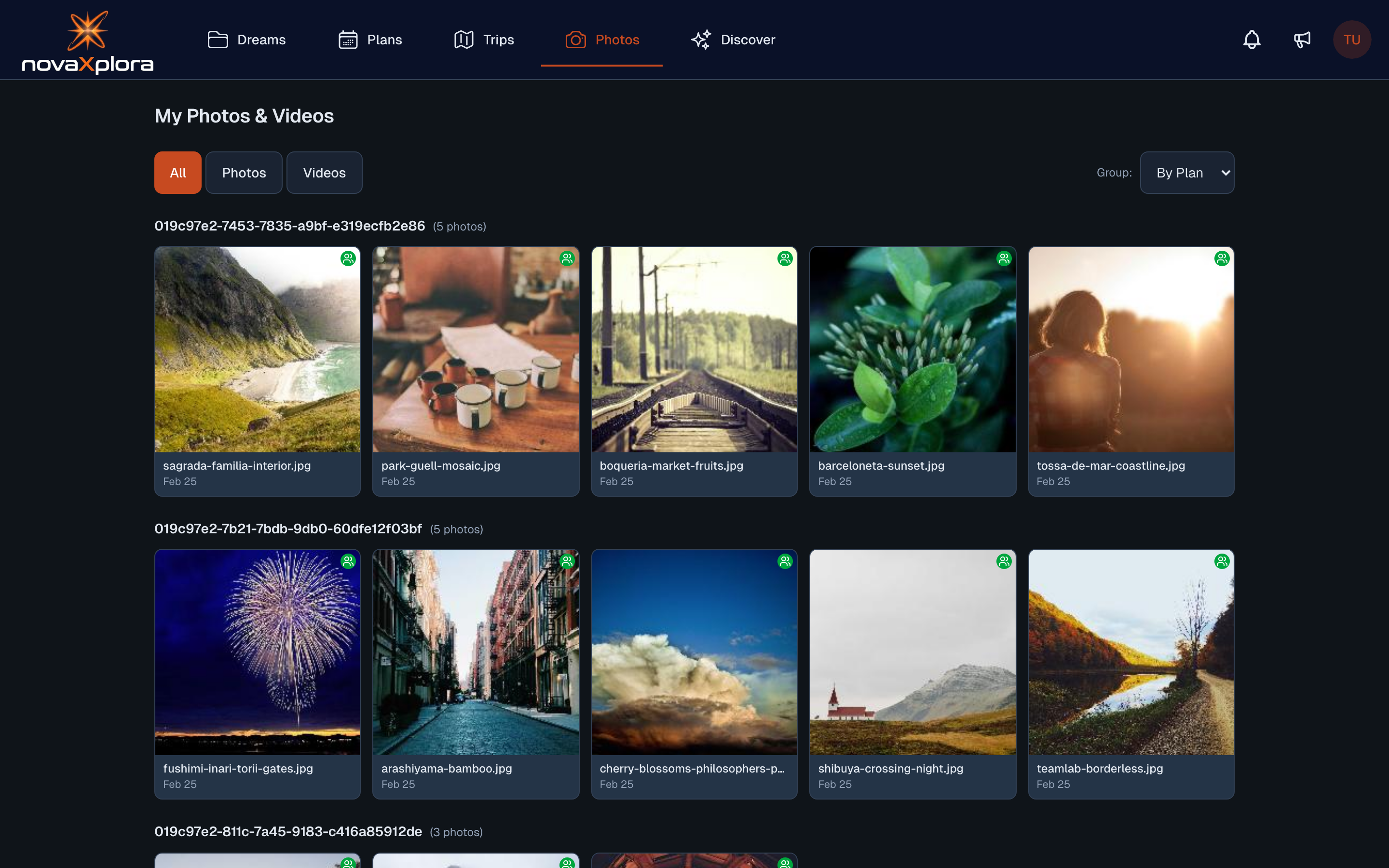 NovaXplora photo gallery